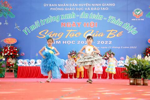 Huyện Ninh Giang tổ chức hội thi “Ngày hội sáng tạo của bé” năm học 2021-2022